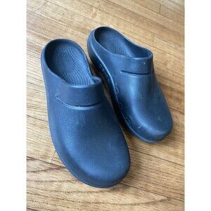 Oofos Black Mule Clogs Women's Size 7 Men's 5 EU 38 Slip On Recovery Comfort